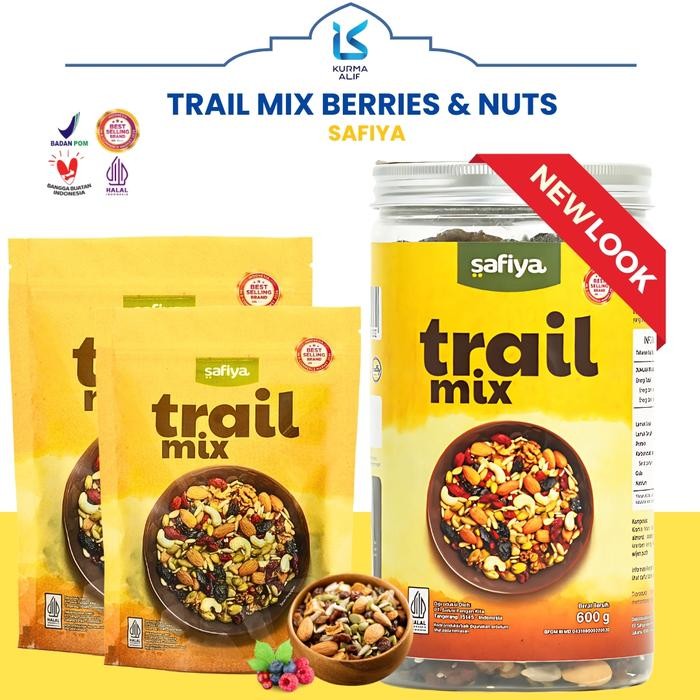 

Terlaris- Trail Mix Safiya Nuts Seed & Mix Berries With Almond Mete