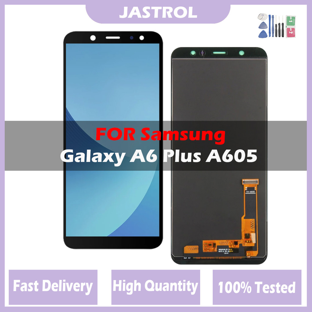 LCD For Samsung Galaxy A6 Plus 2018 A605 LCD Display Touch Screen Digitizer Assembly For Samsung A6 