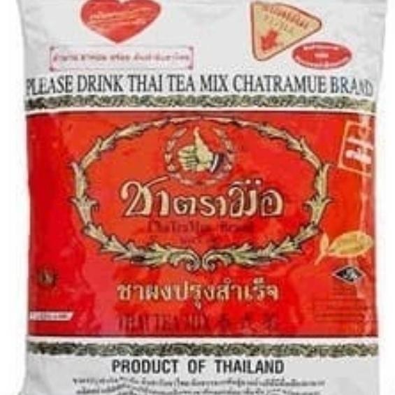 

thai tea mix chatramue brand 400gr teh thailand