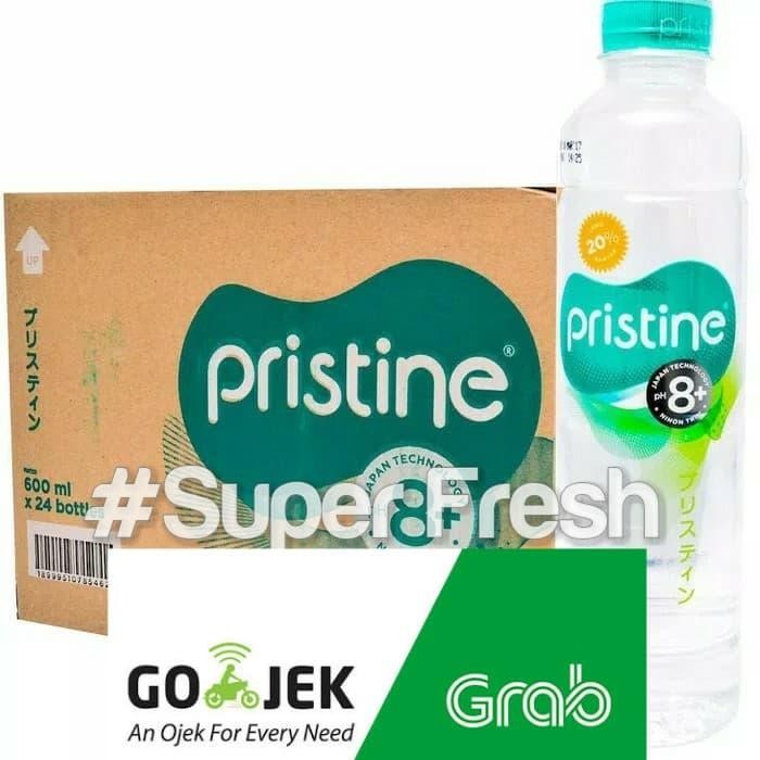 

Pristine water 600 ml x 24 botol + Air Minum Pristine + Air Alkali