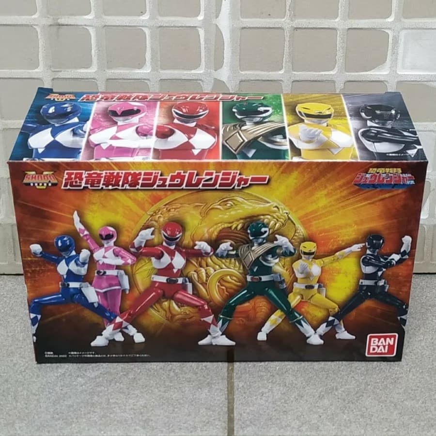 BARANG TERLARIS PRODUK TERBARU BANDAI SHODO MIGHTY MORPHIN POWER RANGERS MMPR ZYURANGER SHO-DO SET 6
