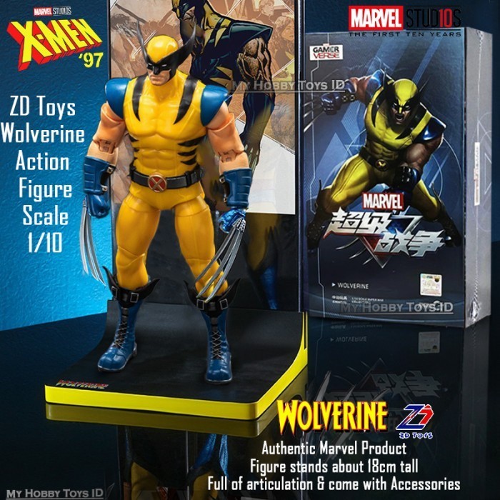 NEW SALE  SALE 100% ORIGINAL ZD TOYS ACTION FIGURE DEADPOOL WOLVERINE X-MEN SUPERHERO MARVEL