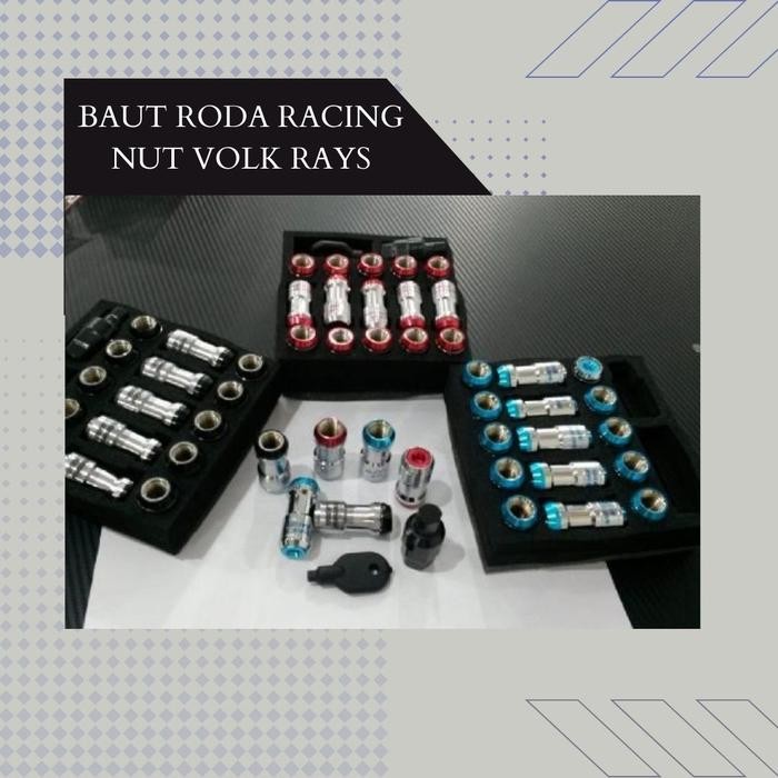 Baut Roda Racing Nut Volk Rays Formula