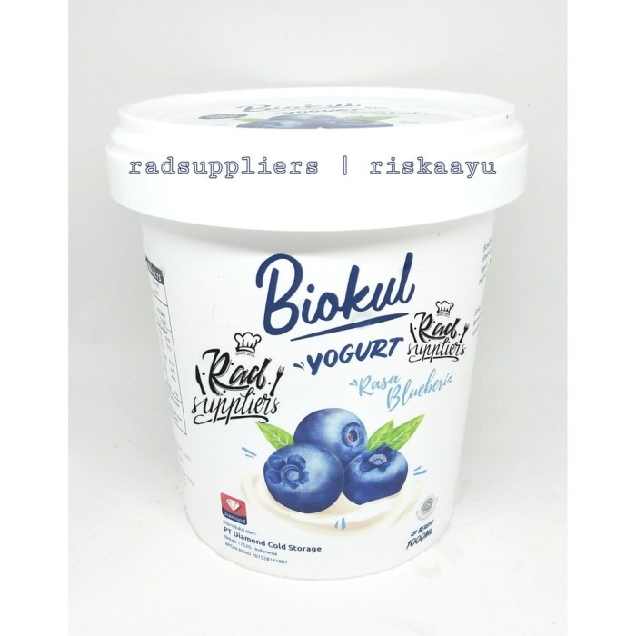 

(Expert) Biokul Stirred Yogurt BLUEBERRY 1Liter, Premium Quality, BEST SELLER!!