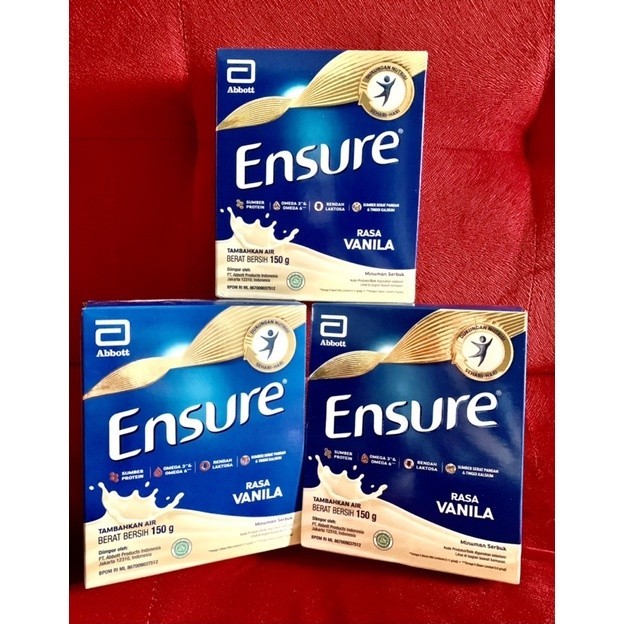 

(Expert) ENSURE GOLD RASA VANILA / COKLAT 850GR / 380GR Nutrisi Dewasa Rendah Laktosa