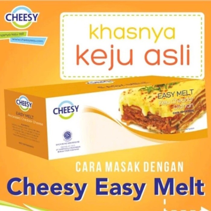 

(Expert) 500 GR CHEESY MELT 500 GR / Easy Melt Cheese / Cheesy / Keju Cheesy