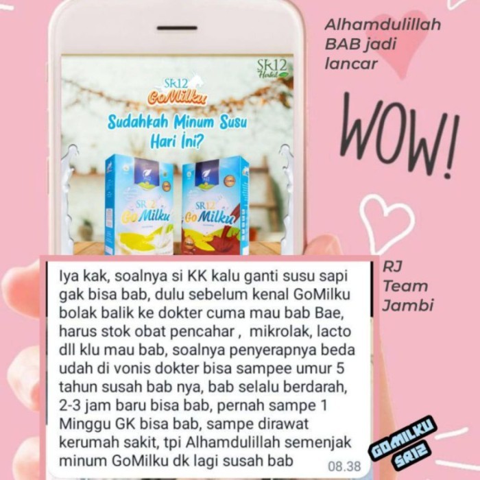 

(Expert) GOMILKU SR12/SUSU KAMBING ETAWA /SUSU ETAWA HERBAL SEGAR & MENYEHATKAN