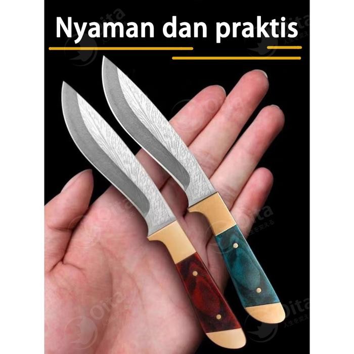 (Expert) Pisau Dapur Mongolia Lapisan Asli Pisau Mini Super Tajam Pisau Boning Pisau Daging Cutter