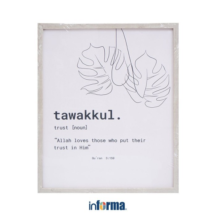 Terlaris Informa 40X50X2.5 cm Hiasan Dinding Kanvas Print Religy Xc24A Wall Art Decoration Lukisan