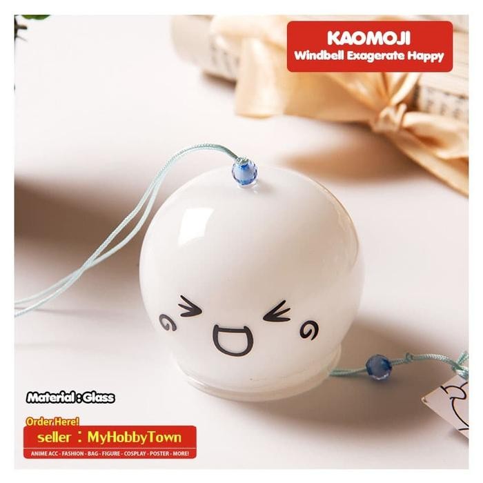 Terlaris GOJEK/GRAB Lonceng Angin Windbell Wind Chime Furin Kaomoji Emoticon