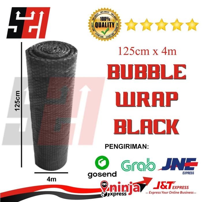 

Happy- Plastik Bubblewrap HITAM Bubble wrap Gelembung Termurah 125x4m