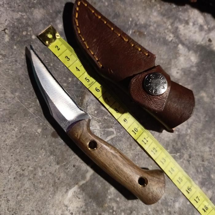 

Pisau Crafting Mini Baja D2 Fulltang Panjang total 13cm