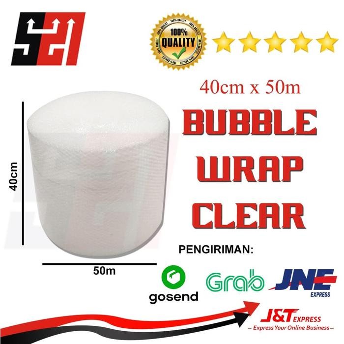 

Happy- Bubble Wrap Plastik Gelembung 40cm x 50m