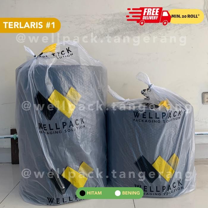

Pesta- Bubble Wrap Roll 60cm x 50meter Hitam - Kualitas Premium