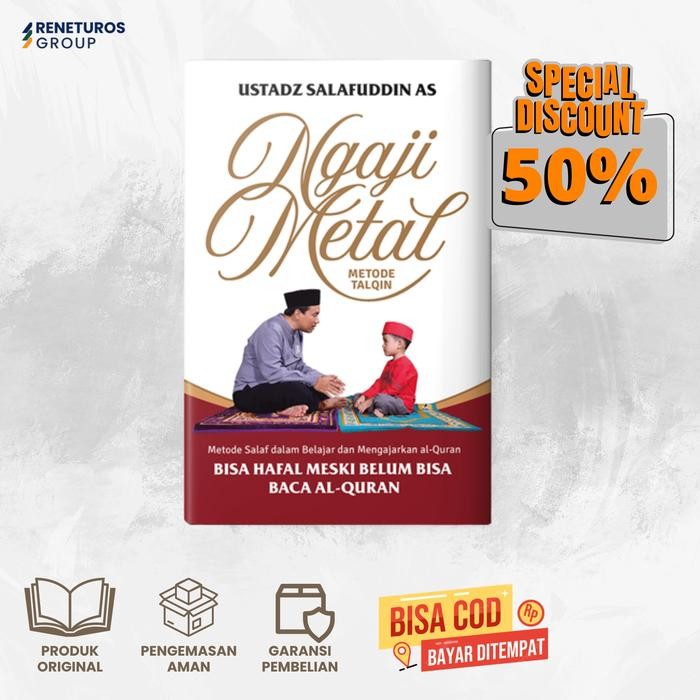 

TERMURAH Buku Ngaji Metal Metode Talqin : Bisa Hafal Meski Belum Bisa Baca Al-Quran - Wali Pustaka