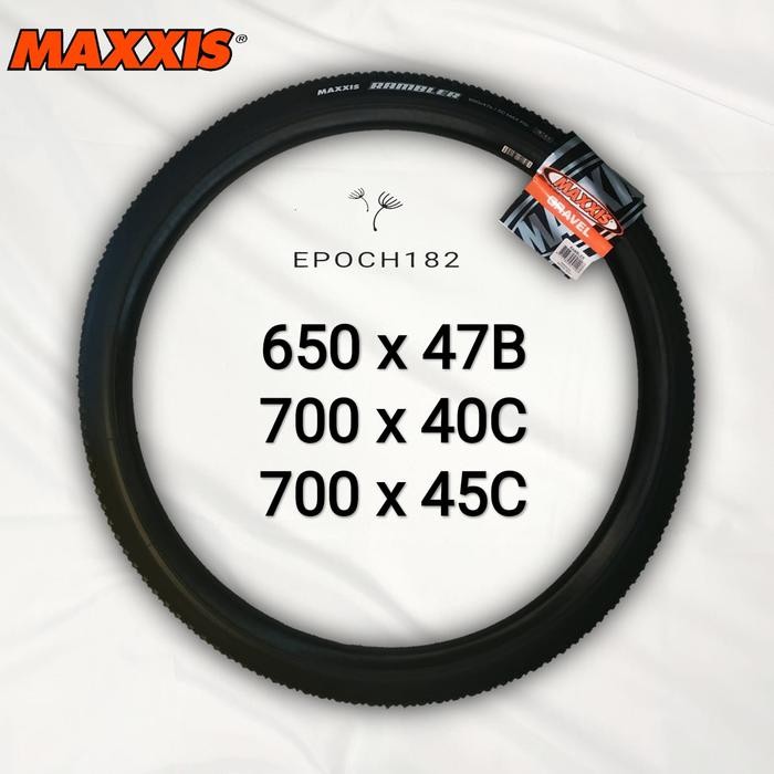 Ban Luar Sepeda Maxxis Rambler 650 x 47B, 700 x 40C & 700 x 45C Wired