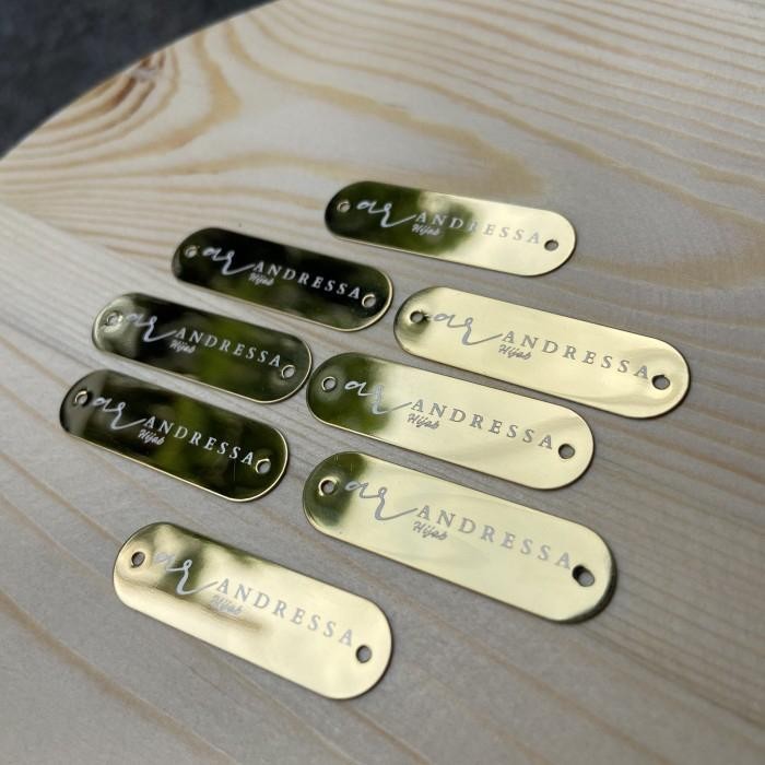 PROMO Label besi hijab label baju label stanlies