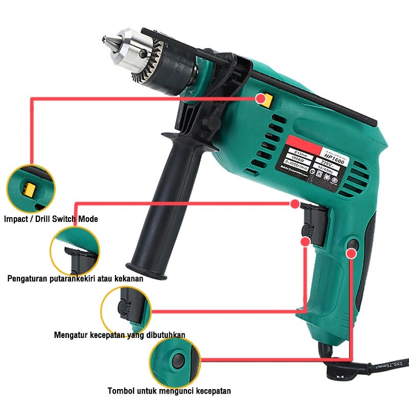 Reaim 13mm bor dan gerinda mesin bor listrik bor gerinda paket bor dan gerinda mesin gerinda tangan