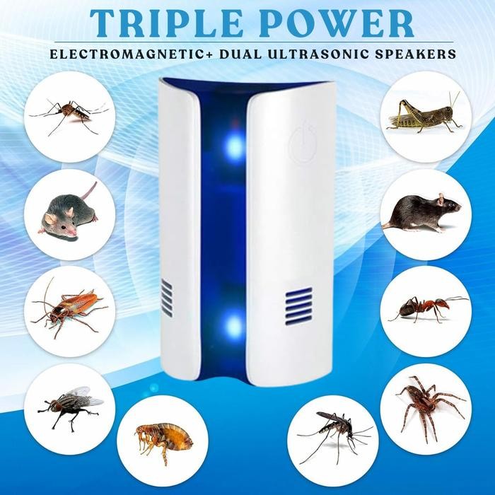Alat Pengusir Tikus Serangga Elektrik Ultrasonic Mosquito Repeller
