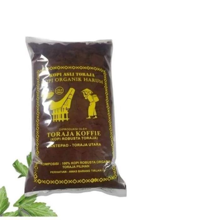 

Kopi Robusta Toraja Kopi Bubuk Tubruk Kopi Hitam Toraja Koffie 150 gr Coffee Natural