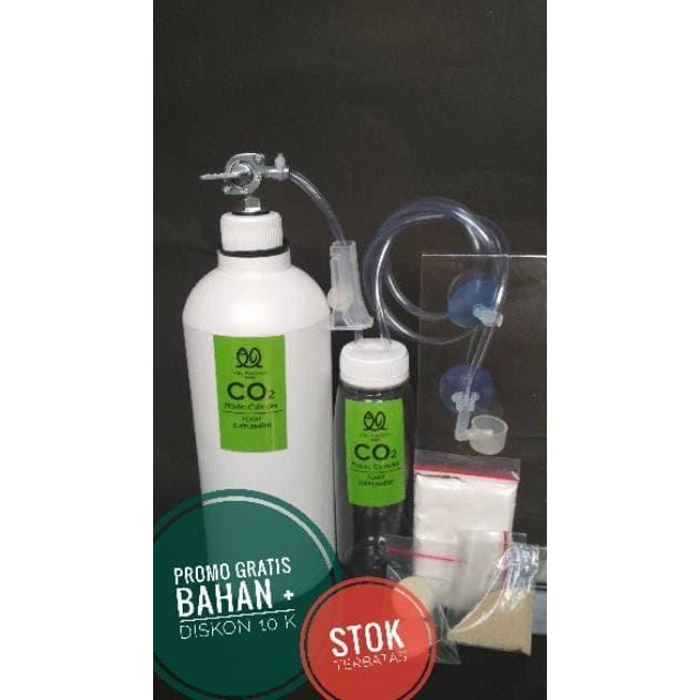 CO2 DIY AQUASCAPE 1 TABUNG PLASTIC