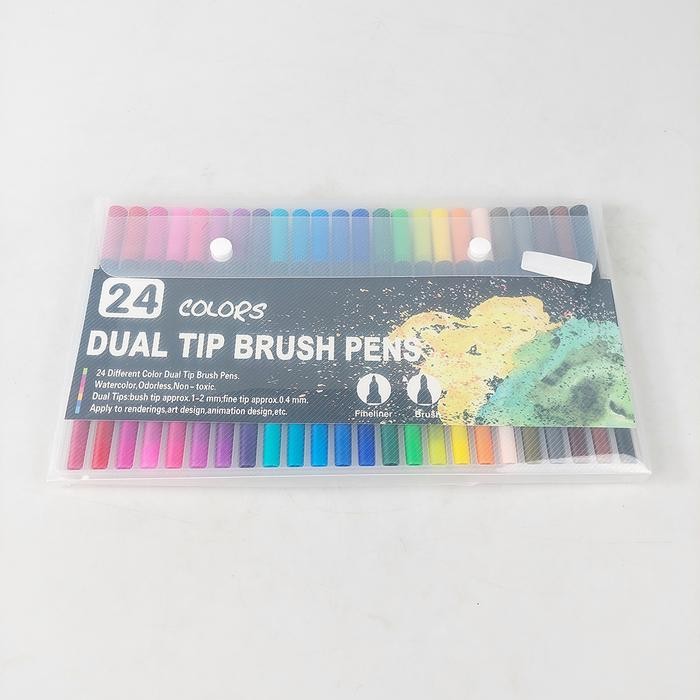 

SPIDOL WARNA WARNI SEPIDOL DOUBLE HEAD DRAWING ART WATERCOLOR 1 SET