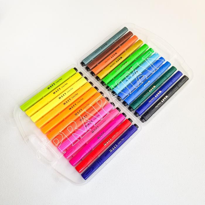 

MACS COLOR PEN 24 WARNA / MARKER SPIDOL