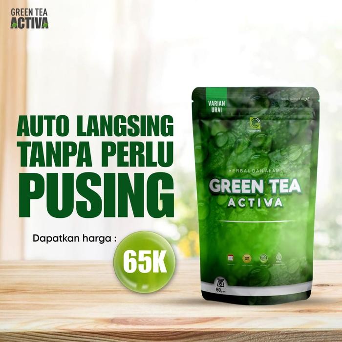 

Terlaris- Teh Hijau Teh Aktiva Gta Green Tea Activa Celup 20 Tea Bags