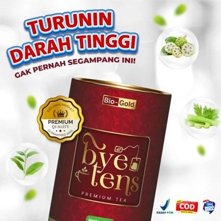 

Terlaris- Bye Tens Bio Gold Premium Tea Herbal Hipertensi Daun Teh Hijau Seledri Mengkudu Untuk