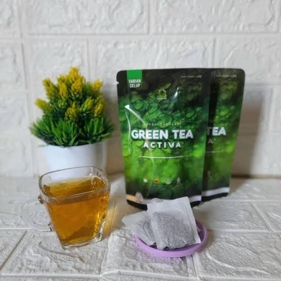 

Terlaris- Teh Hijau Teh Aktiva Gta Green Tea Activa Celup 14 Tea Bags