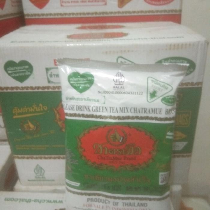

Terlaris- Thai Green Tea Mix Chatramue 200Gr Hijau