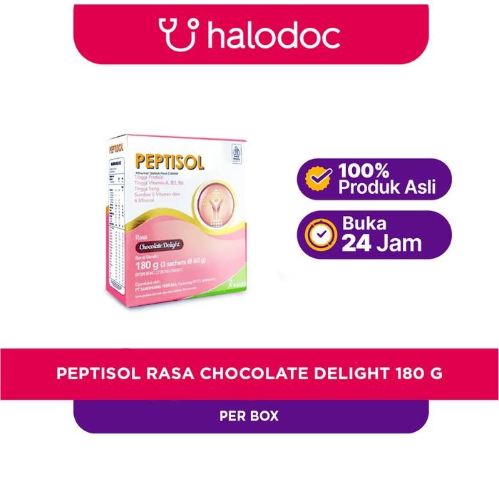 

BARANG TERLARIS Peptisol Rasa Chocolate Delight 180 g
