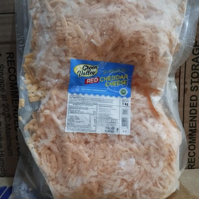 

BARANG TERLARIS Keju Red Cheddar Parut Green Valley 1kg
