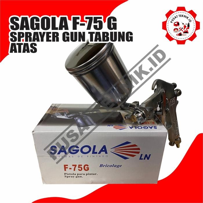 SAGOLA SPRAY GUN F75 400ML SPET CAT 400CC SPRAY GUN SAGOLA ORIGINAL