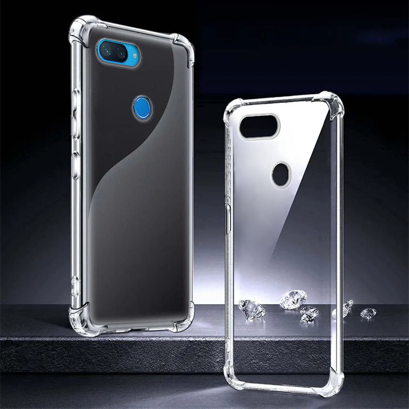 Silicone Case For Xiaomi Mi 8 Lite Case Mi 8 Lite Shockproof Clear Transparent Phone Case For Mi 8