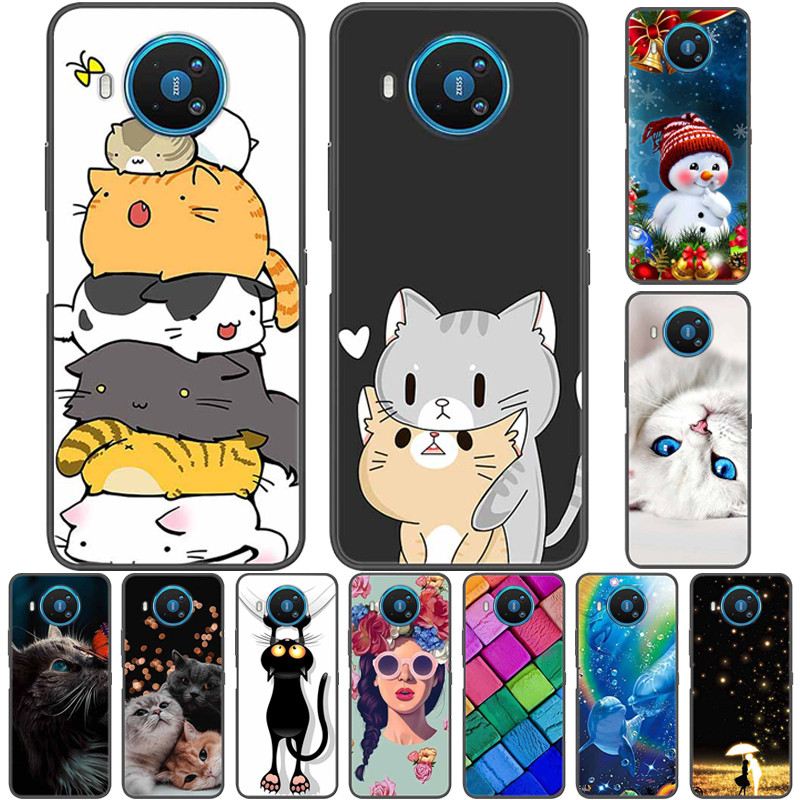 For Nokia 8.3 5G Cases 7.2 6.2 5.4 Soft Tpu Silicone Lovely Back Cover For Nokia 7.2 6.2 Phone Case