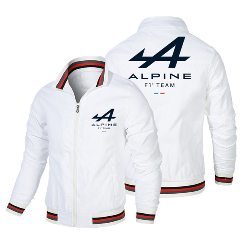 New Alpine F1 Team Zipper Jacket Sportswear Outdoor Carsweater Jacket Alpine Men'S Jacket Men'S