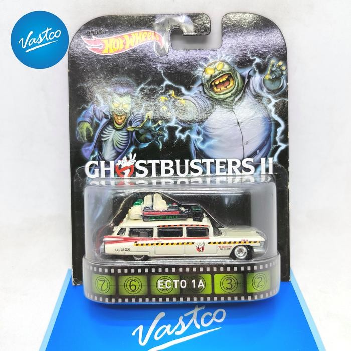 Hot Wheels Ghostbusters II Ecto 1A Hotwheels Retro Ghostbuster 2