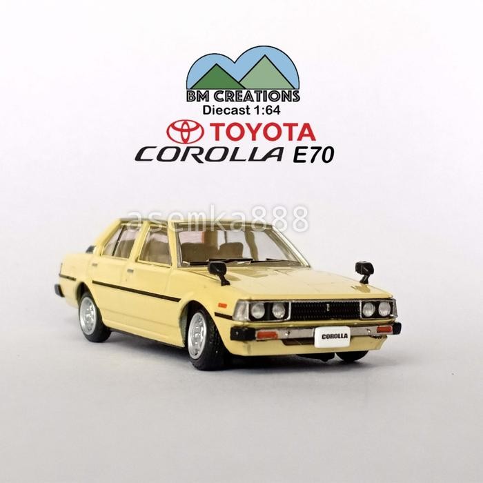 bm creations 1/64 diecast toyota corolla