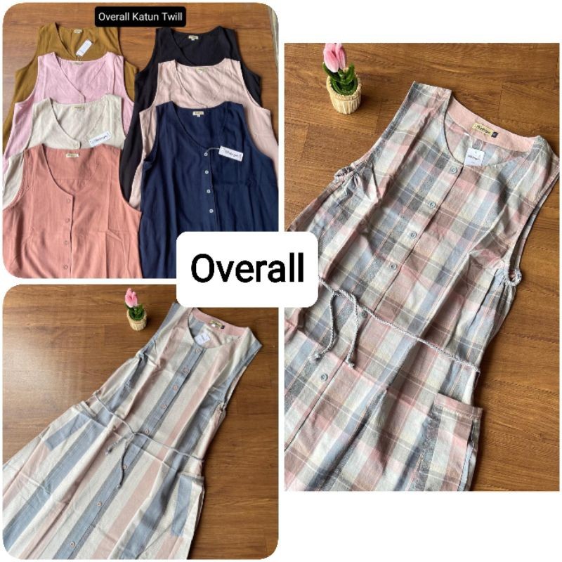 S1-S20 Overall Dewasa Tebus Murah Gamis Katun Triset/Midi/One Set/Dress