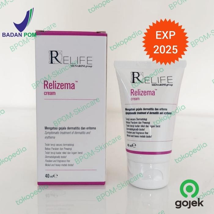 Babiboo- Relife Relizema Cream 40Ml Pelembab Atopik Eksim Alternatif Atopiclair