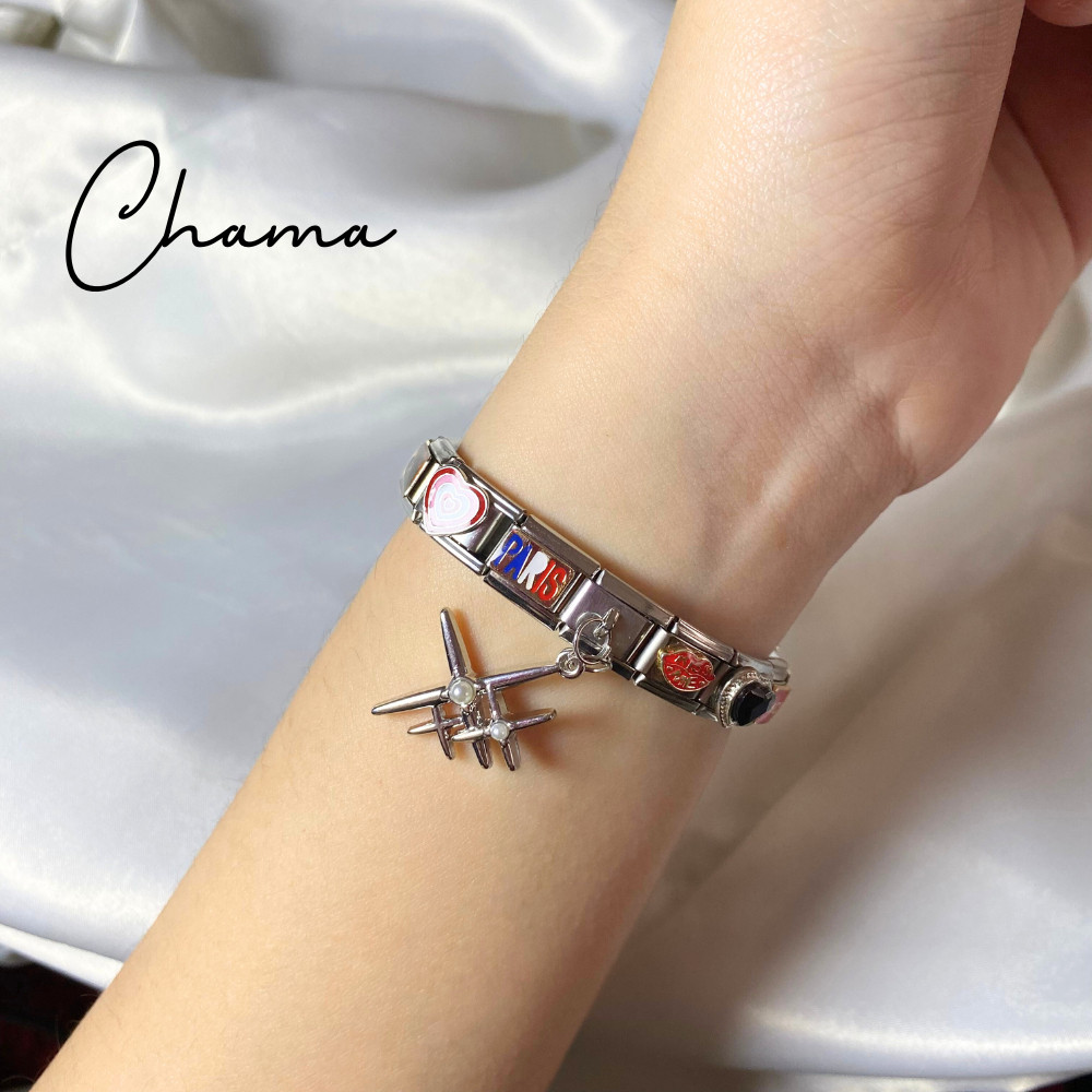 Makmur_55 Italian Charm Bracelet (Nomination Bracelet, Custom Bracelet)