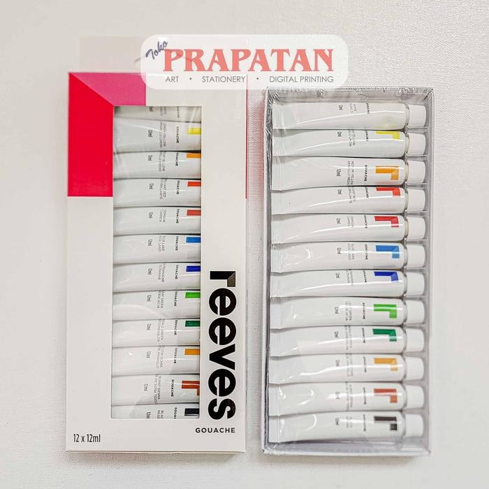 

Gouache Reeves Set 12 Warna