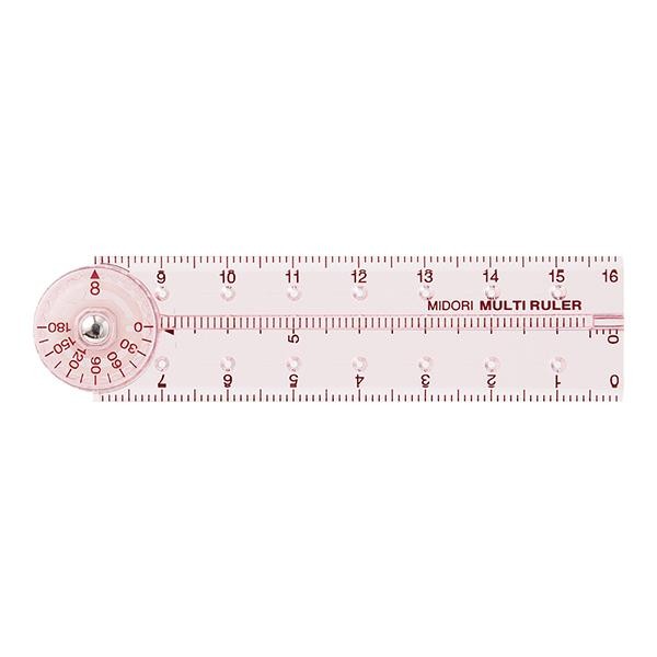 

Midori Foldable Ruler 16Cm Protractor Transparent Penggaris Lipat Busur Kecil