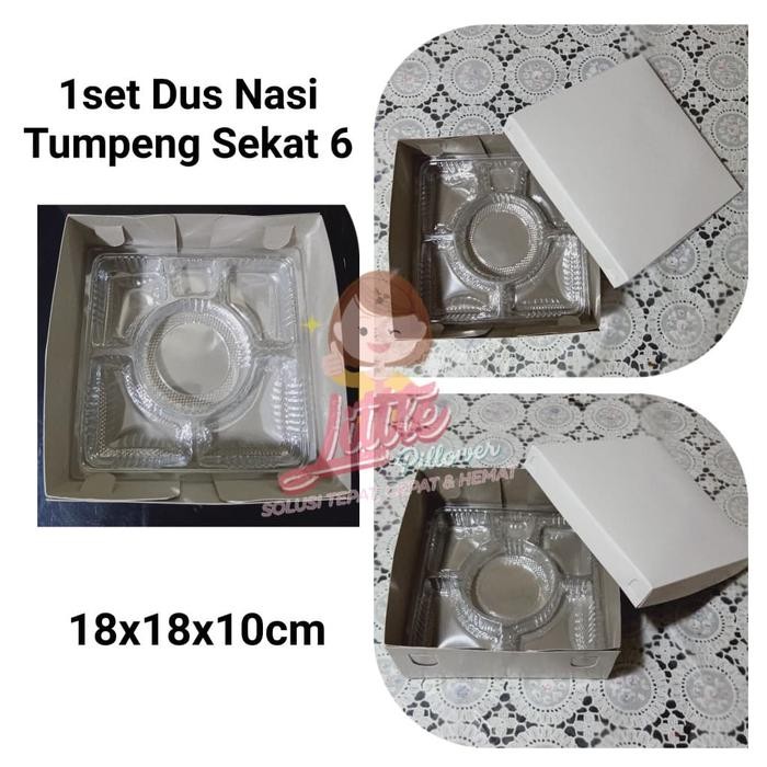 1set Box Nasi Tumpeng MiniBox Tumpeng/Tempat Nasi/Kotak Nasi Sekat