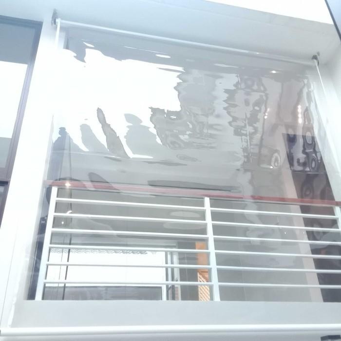 Tirai Plastik Outdoor Roller Plastik Tirai Pvc Custom Dan Pasang