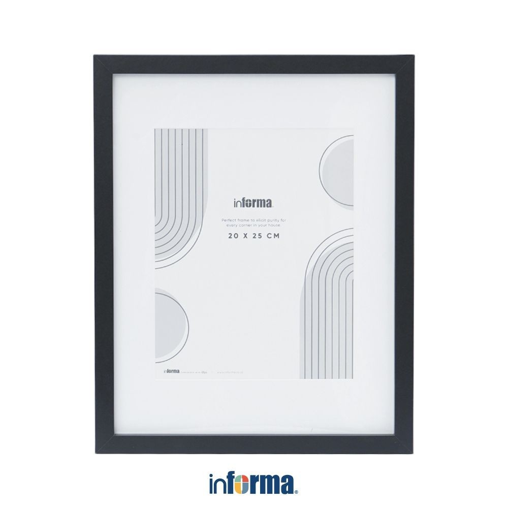 Informa 11R Bingkai Foto Dinding - Hitam Pigura Aesthetic Frame Tempat Foto Pajangan Dekorasi Rumah
