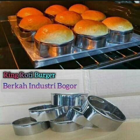 cetakan roti burger / ring roti burger cutter