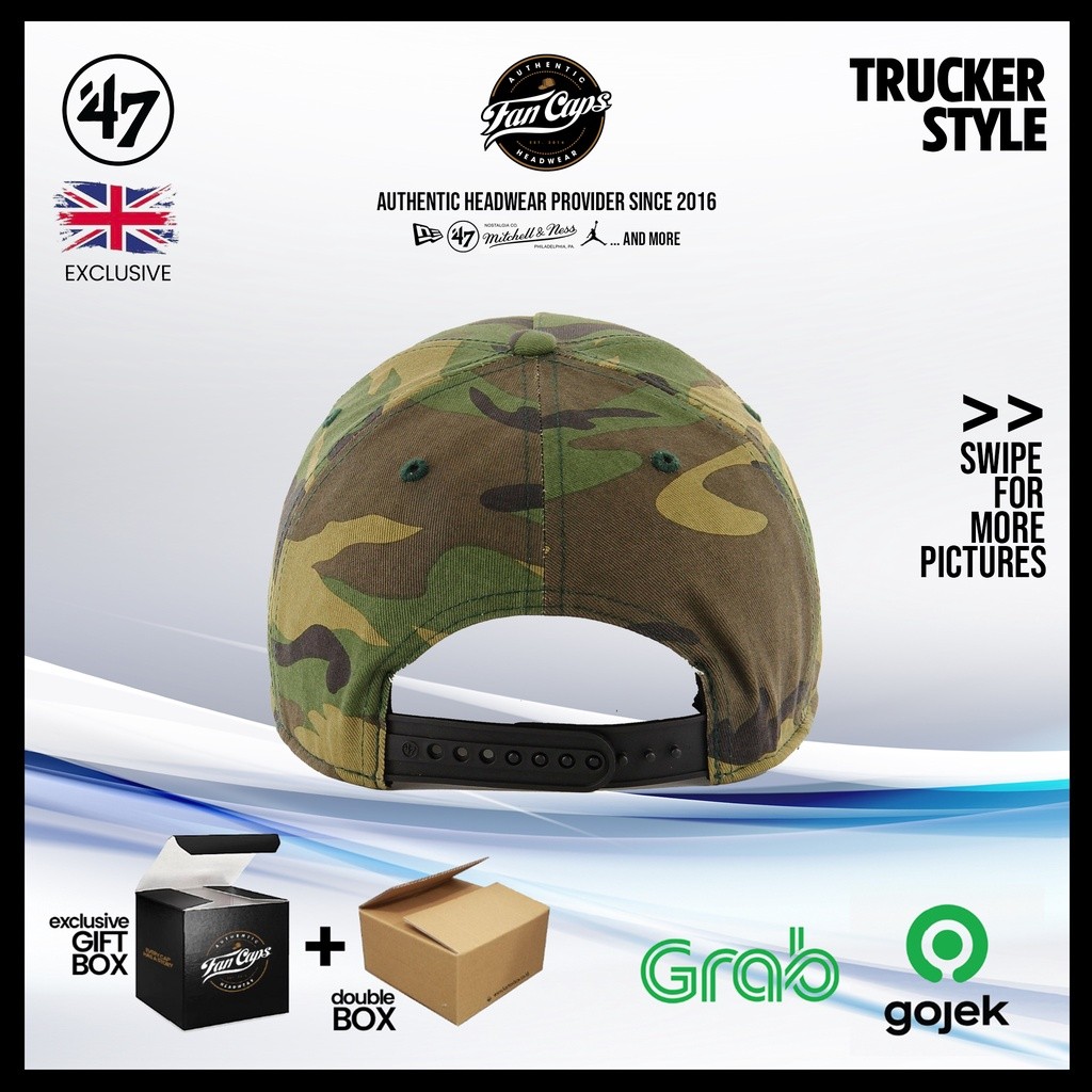 Beaded Bloom [Exclusive] Anaheim Ducks Trucker Camo Mvp Cap Topi 47