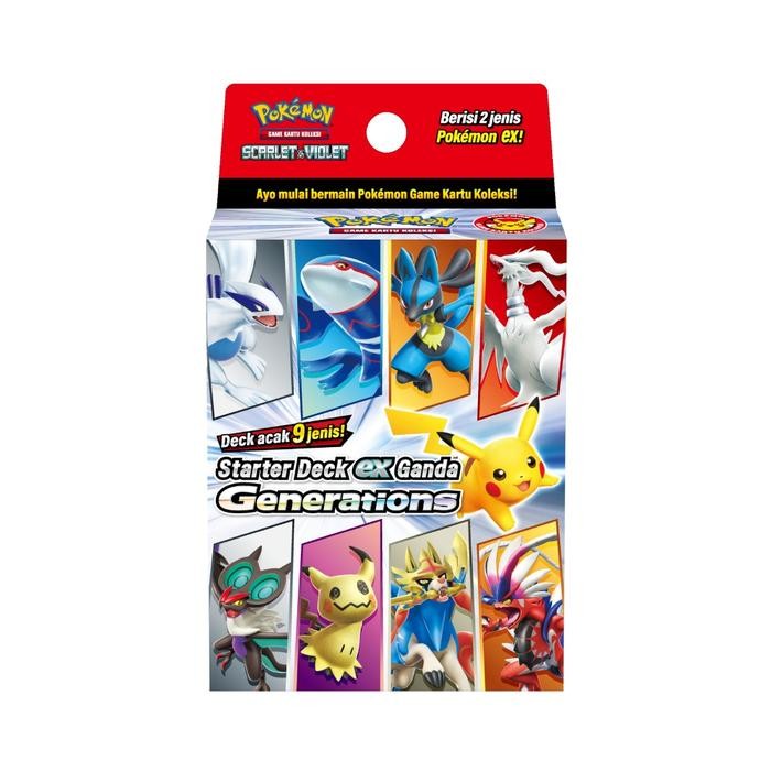 Toys Kingdom Pokemon Kartu Starter Deck Ex Ganda Generations Svm Random kids toy toys pokemon card